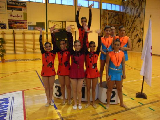 LA COMPETICIÓN INTERESCUELAS DE GIMNASIA RÍTMICA CONGREGÓ A 130 GIMNASTAS DE LORCA, ALHAMA, PULPÍ, PUERTO LUMBRERAS Y TOTANA, Foto 5