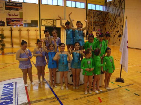 LA COMPETICIÓN INTERESCUELAS DE GIMNASIA RÍTMICA CONGREGÓ A 130 GIMNASTAS DE LORCA, ALHAMA, PULPÍ, PUERTO LUMBRERAS Y TOTANA, Foto 7