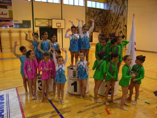 LA COMPETICIÓN INTERESCUELAS DE GIMNASIA RÍTMICA CONGREGÓ A 130 GIMNASTAS DE LORCA, ALHAMA, PULPÍ, PUERTO LUMBRERAS Y TOTANA, Foto 8