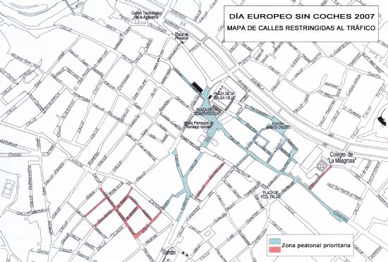 LA CIUDAD DE TOTANA SE SUMA A LA CONMEMORACIÓN DEL “DIA EUROPEO SIN COCHES” QUE SE CELEBRARÁ MAÑANA SÁBADO CERRANDO AL TRÁFICO LAS CALLES CÉNTRICAS DEL CASCO URBANO, Foto 1