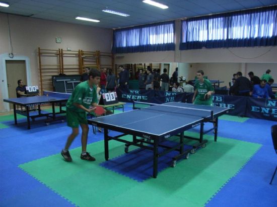 LA LIGA REGIONAL DE TENIS DE MESA, ORGANIZADA POR LA CONCEJALÍA DE DEPORTES, CONGREGA A JUGADORES DE LORCA, CALASPARRA, MULA, CAMPOS DEL RÍO Y TOTANA (2007), Foto 1