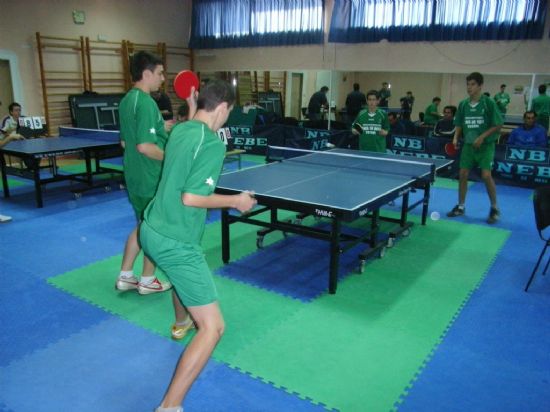 LA LIGA REGIONAL DE TENIS DE MESA, ORGANIZADA POR LA CONCEJALÍA DE DEPORTES, CONGREGA A JUGADORES DE LORCA, CALASPARRA, MULA, CAMPOS DEL RÍO Y TOTANA (2007), Foto 5