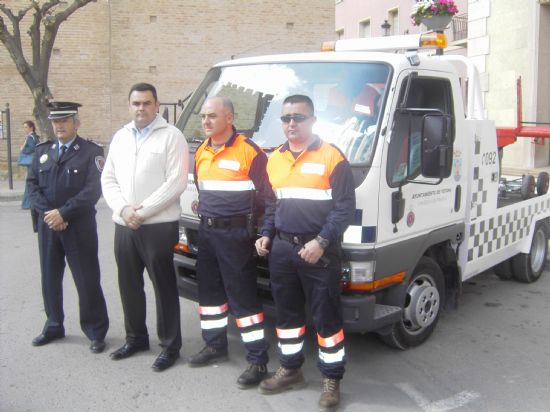 CINCO OPERARIOS SE ENCARGARÁN DEL NUEVO SERVICIO MUNICIPAL DE GRÚA DE PROTECCIÓN CIVIL DE TOTANA LAS 24 HORAS DEL DÍA, Foto 1