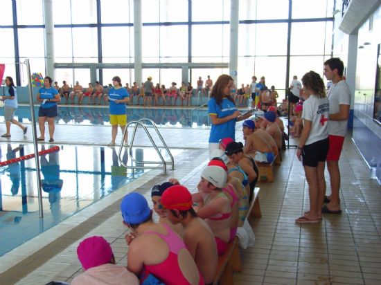 UN TOTAL DE 120 NIÑOS PARTICIPARON EN EL “I ENCUENTRO DE NATACIÓN TOTANA-ALHAMA” CELEBRADO EN LA PISCINA CUBIERTA MUNICIPAL, Foto 1