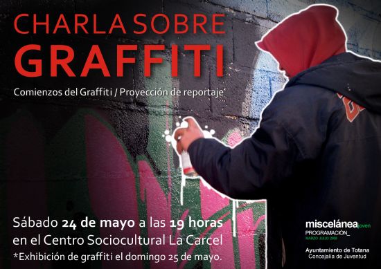 LA CONCEJALÍA DE JUVENTUD ORGANIZA UNA CHARLA Y UNA EXHIBICIÓN DE GRAFFITI, QUE TENDRÁN LUGAR DURANTE LOS DÍAS 24 Y 25 DE MAYO, RESPECTIVAMENTE (2008), Foto 1