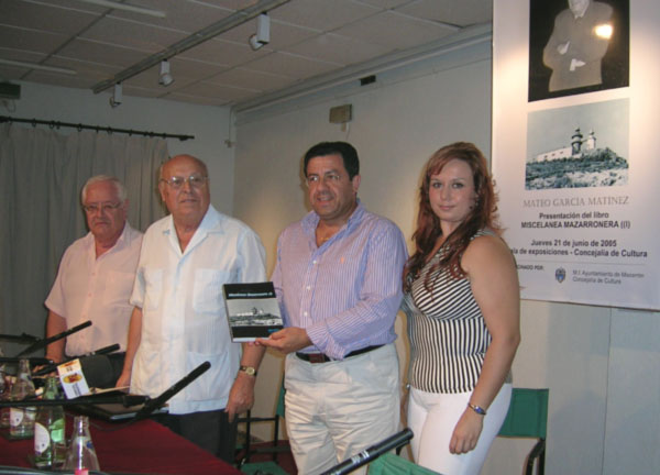 PRESENTACIÓN DEL NUEVO LIBRO DE MATEO GARCÍA “MISCELÁNEA MAZARRONERA”, Foto 2