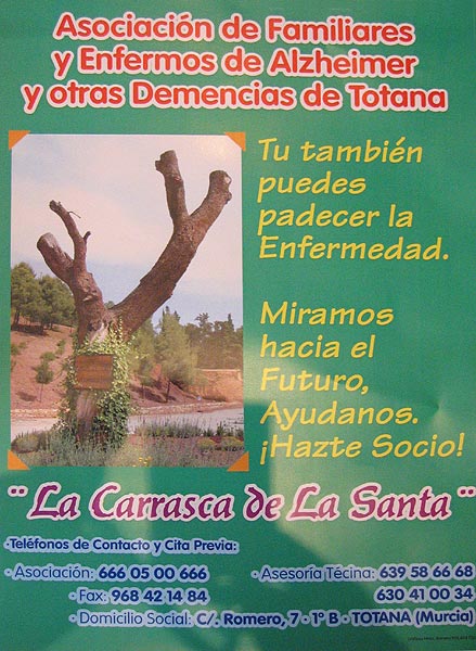 LA ASOCIACIÓN LA CARRASCA Y LA CONCEJALÍA DE SERVICIOS AL CIUDADANO ORGANIZAN EL I ENCUENTRO SOLIDARIO DE AMIGOS Y FAMILIARES DE ENFERMOS DE ALZHEIMER , Foto 2