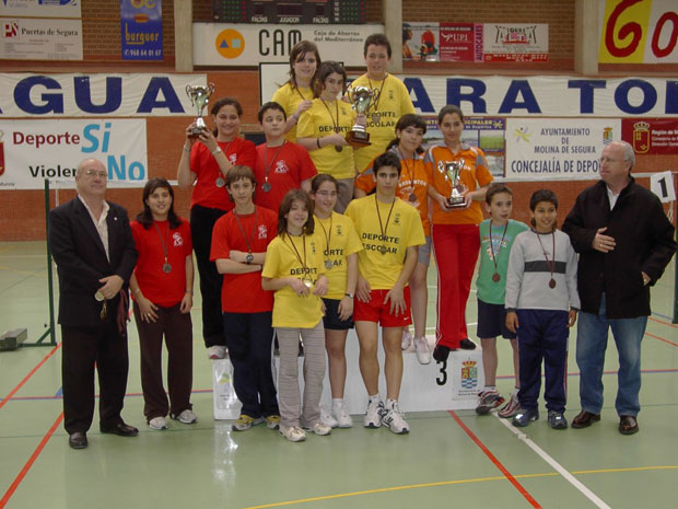 GRANDES RESULTADOS DE LOS ESCOLARES TOTANEROS EN LA FINAL REGIONAL ESCOLAR DE BÁDMINTON CON 12 TÍTULOS DE CAMPEON REGIONAL, Foto 1