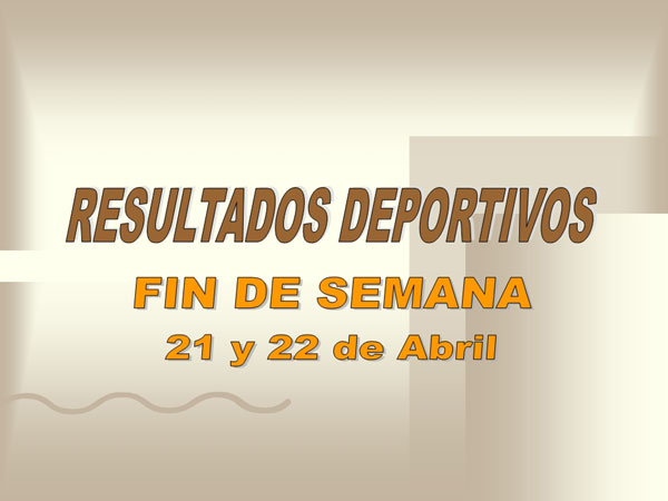 RESULTADOS DEPORTIVOS (23/04/2007), Foto 1