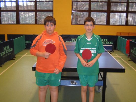 LOS DOS EQUIPOS DE LA ESCUELA DE TENIS DE MESA DE TOTANA LOGRAN SENDAS VICTORIAS EN LA TERCERA JORNADA DE LA SEGUNDA FASE DE PRIMERA AUTONÓMICA (2008), Foto 2