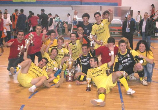 LOS TOTANEROS LEÓN Y CHOCHÉ, EX JUGADORES DEL C.F.S. CAPUCHINOS Y EN LA ACTUALIDAD DE EL POZO ALJUCER F.S., CAMPEONES DE ESPAÑA EN CATEGORÍA JUVENIL, Foto 1