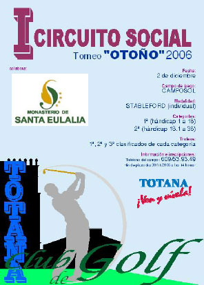 I-CIRCUITO SOCIAL DEL TOTANA CLUB DE GOLF, Foto 2