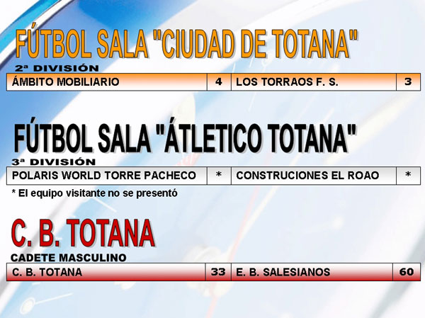 RESULTADOS DEPORTIVOS (2006), Foto 5