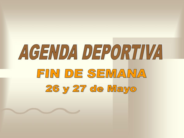 AGENDA DEPORTIVA (25/05/2007), Foto 1