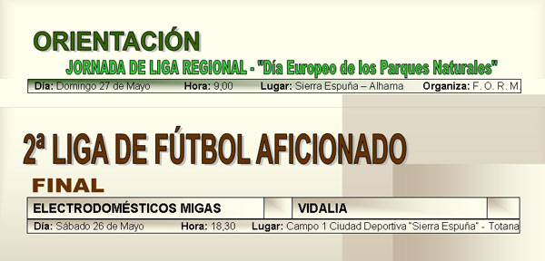 AGENDA DEPORTIVA (25/05/2007), Foto 4