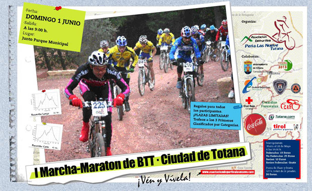 I Marcha-Maratón de BTT Ciudad de Totana, Foto 1