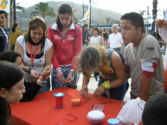 ASOCIACIONES JUVENILES DE TOTANA PARTICIPAN EN LA VII FERIA REGIONAL DE PARTICIPACIÓN JUVENIL ZONA JOVEN QUE SE CELEBRÓ EN CARTAGENA, Foto 1