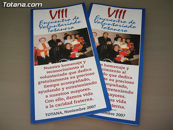EL “VIII ENCUENTRO DE VOLUNTARIADO TOTANERO” IMPARTIRÁ EL CURSO SOBRE “LA RELACIÓN DE AYUDA Y TERAPIAS DIRIGIDAS A VOLUNTARIOS Y CUIDADORES DE ENFERMOS DE ALZHEMIER”  DEL 5 AL 23 DE NOVIEMBRE (2007), Foto 3