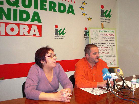 IZQUIERDA UNIDA ORGANIZA EL SÁBADO UN ENCUENTRO DE SUS CARGOS PÚBLICOS EN LORCA, COMO INICIO DE UN DEBATE PROGRAMÁTICO, Foto 1