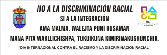 TOTANA SE SUMA A LA CONMEMORACIÓN DEL “DÍA INTERNACIONAL CONTRA LA DISCRIMINACIÓN RACIAL” CON LA ORGANIZACIÓN DE UN PROGRAMA DE ACTIVIDADES QUE SE DESARROLLARÁ DEL 26 AL 29 DE MARZO (2008), Foto 2