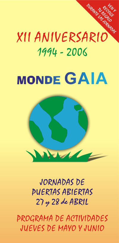 MONDE GAIA REALIZARÁ UNA JORNADA DE PUERTAS ABIERTAS CON MOTIVO DE SU XII ANIVERSARIO, Foto 1