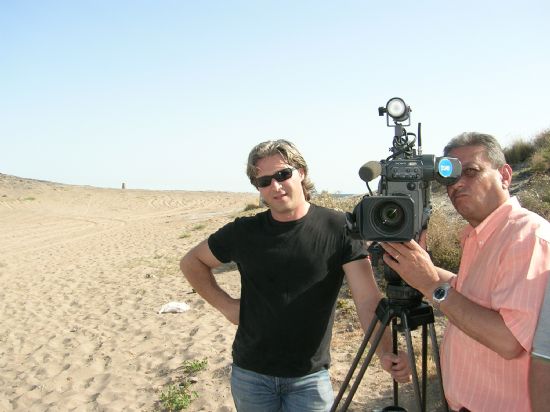 LA PLAYA MAZARRONERA DE PERCHELES PROTAGONISTA DE UNA GRABACIÓN DE TVE , Foto 7