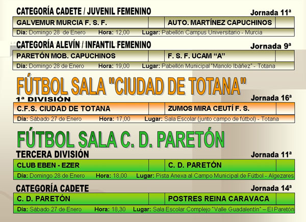 AGENDA DEPORTIVA (26/01/2007), Foto 5