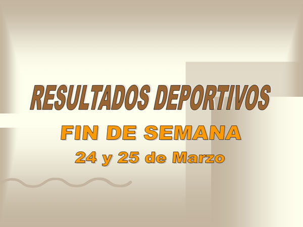 RESULTADOS DEPORTIVOS (26/03/2007), Foto 1