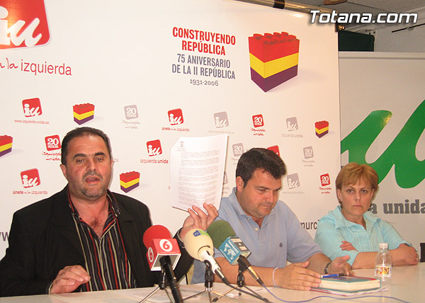 IZQUIERDA UNIDA DE TOTANA HIZO UNA VALORACIÓN DEL PLENO ORDINARIO DE ABRIL, Y ADVIERTE DEL RECORTE EN LOS CONTROLES EN EL PROCESO DE CONVENIOS URBANISTICOS, Foto 2