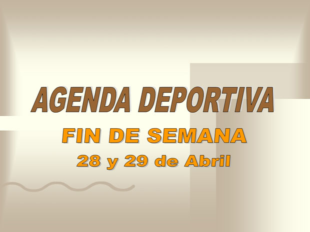 AGENDA DEPORTIVA (28/04/2007), Foto 1