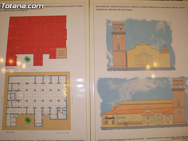 FIRMAN UN CONVENIO DE COLABORACIÓN PARA LA REHABILITACIÓN DE LA TORRE DE LA PARROQUIA DE SANTIAGO EL MAYOR DE TOTANA, Foto 1