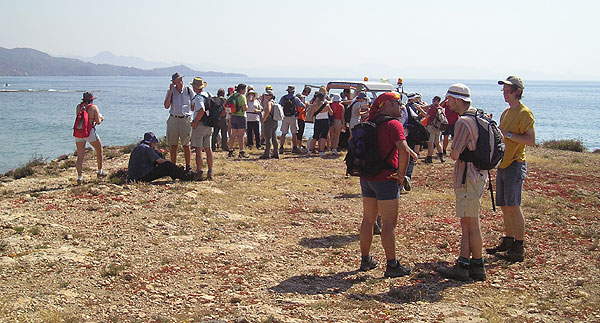 II TRAVESÍA A PIE “DE CABO A CABO” POR LA BAHÍA DE MAZARRÓN , Foto 1