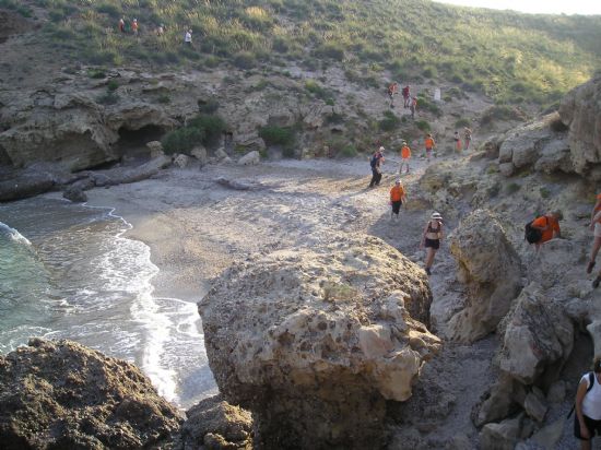 II TRAVESÍA A PIE “DE CABO A CABO” POR LA BAHÍA DE MAZARRÓN , Foto 2