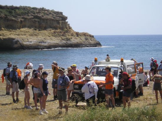 II TRAVESÍA A PIE “DE CABO A CABO” POR LA BAHÍA DE MAZARRÓN , Foto 4