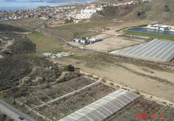 20.000 ROMEROS ACOMPAÑAN A LA PATRONA DE MAZARRÓN EN SU REGRESO A LA ERMITA DE BOLNUEVO, Foto 1