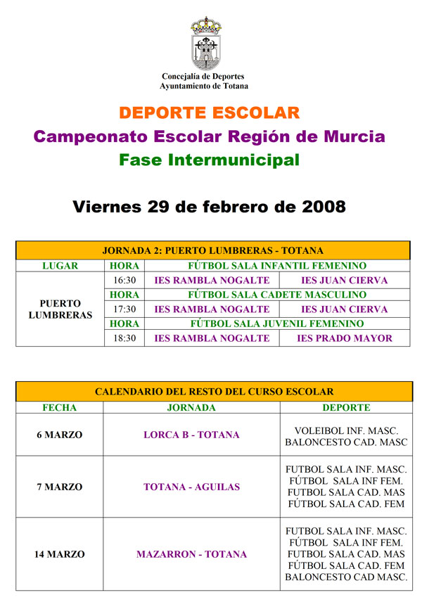 AGENDA DE PORTIVA FIN DE SEMANA, Foto 2