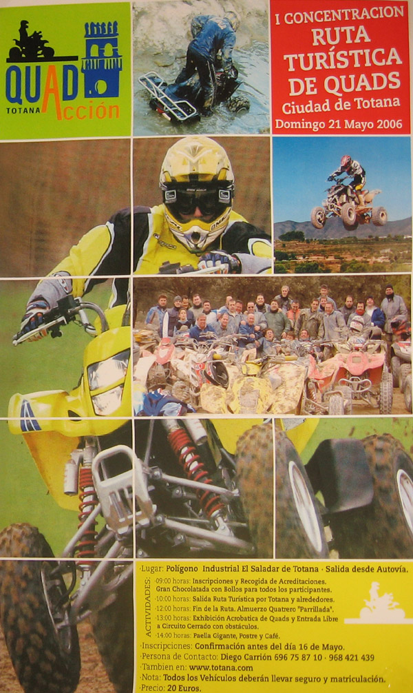 I CONCENTRACIÓN DE QUADS RUTA TURÍSTICA CIUDAD DE TOTANA, Foto 4