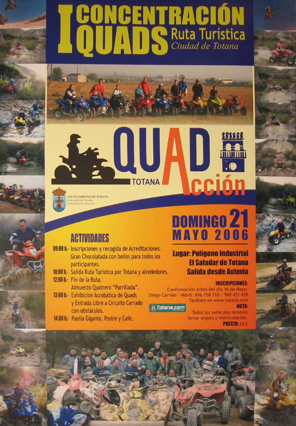 I CONCENTRACIÓN DE QUADS RUTA TURÍSTICA CIUDAD DE TOTANA, Foto 5