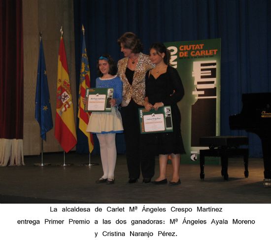 LA PIANISTA TOTANERA MARÍA ÁNGELES AYALA MORENO CONSIGUE CON TAN SÓLO 10 AÑOS EL PRIMER PREMIO DEL XVI CONCURSO INTERNACIONAL DE PIANO “CIUTAT DE CARLET” DE VALENCIA, Foto 1