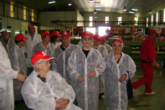 LOS USUARIOS DEL SERVICIO DE ESTANCIAS DIURNAS PARA ENFERMOS DE ALZHEIMER (SEDA) VISITAN LA COOPERATIVA COATO DENTRO DE SU PROGRAMA CULTURAL (2008), Foto 2