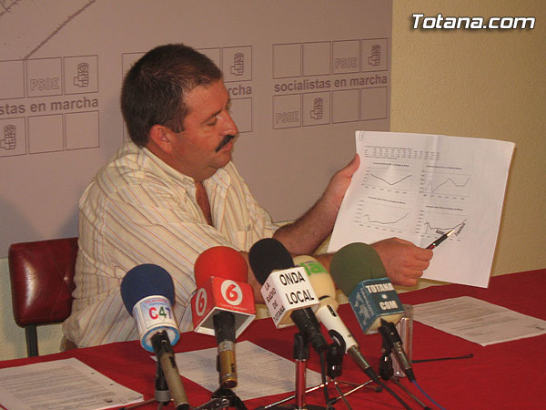 RUEDA DE PRENSA DEL PSOE: VALORACIÓN DEL PLENO ORDINARIO DE JULIO, Foto 1