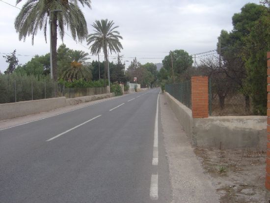 AYUNTAMIENTO TOTANA INSTALARÁ 57 NUEVOS PUNTOS DE ALUMBRADO EN LA CARRETERA DE LA SANTA, DESDE ZONA EL TIROL HASTA CAMINO DE LOS JABONEROS, Foto 1