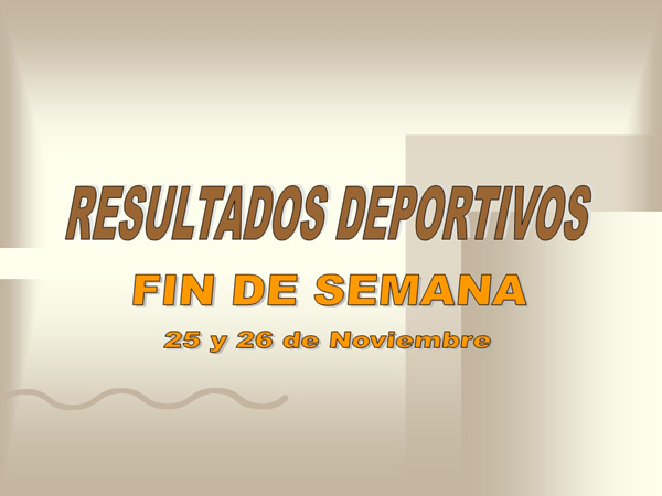 RESULTADOS DEPORTIVOS (27/11/2006), Foto 1