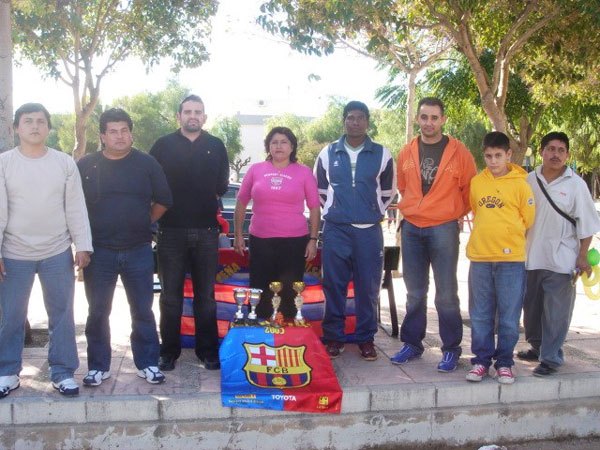 LA PEÑA BARCELONISTA DE TOTANA CELEBRA ACTIVIDADES DEPORTIVAS CON LOS INMIGRANTES DEL MUNICIPIO, Foto 2