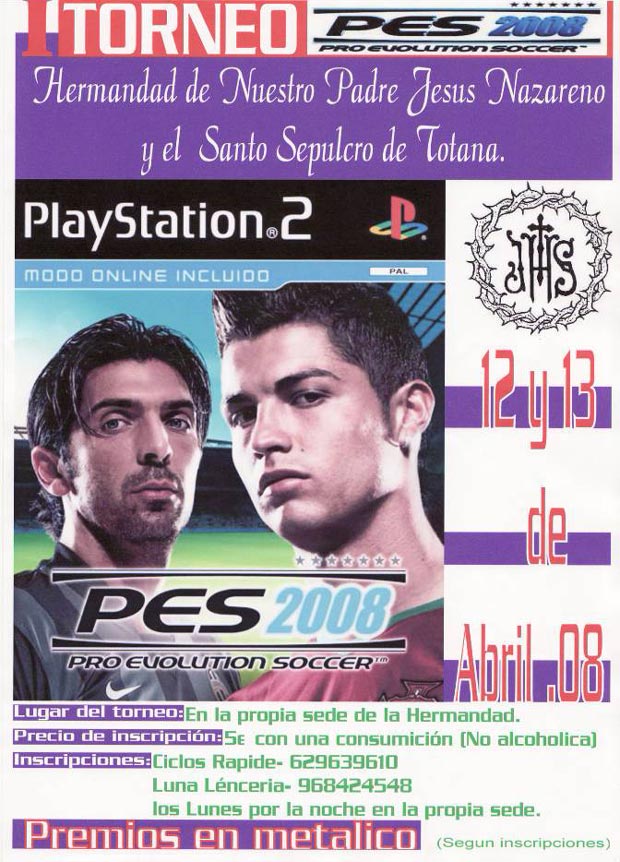 LA HERMANDAD DE NUESTRO PADRE JESÚS  ORGANIZA EL I TORNEO DE PRO EVOLUTION SOCCER, Foto 1