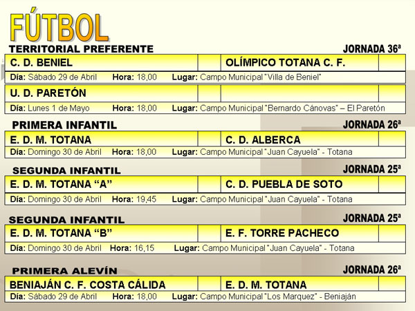 AGENDA DEPORTIVA (2006), Foto 2