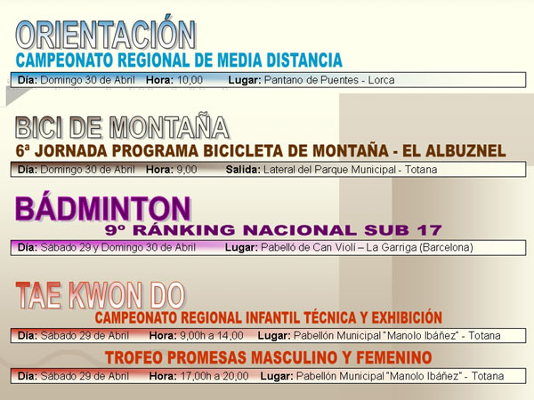 AGENDA DEPORTIVA (2006), Foto 6
