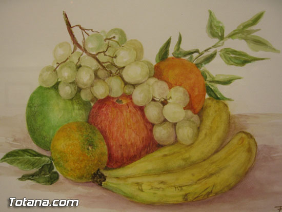 LA CONCEJAL DE CULTURA INAUGURA LA EXPOSICIÓN DE PINTURA DE FRANCISCO ALARTE ENTRE FLORES Y FRUTOS, Foto 2