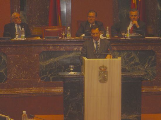 CONSEJERO OBRAS PÚBLICAS ANUNCIA EN COMPARECENCIA ASAMBLEA REGIONAL QUE LA AUTOVÍA TOTANA-MAZARRÓN PARTIRÁ DEFINITIMAVENTE DESDE EL ENLACE DE TOTANA-CENTRO, Foto 1