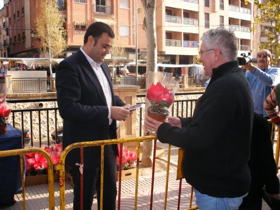 REPARTEN 1.000 MACETAS DE FLORES DE PASCUA EN EL MERCADILLO SEMANAL CON MOTIVO DE LA NAVIDAD, Foto 5